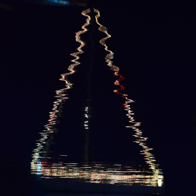 Barb PetersSailboat Christmas Tree Reflection