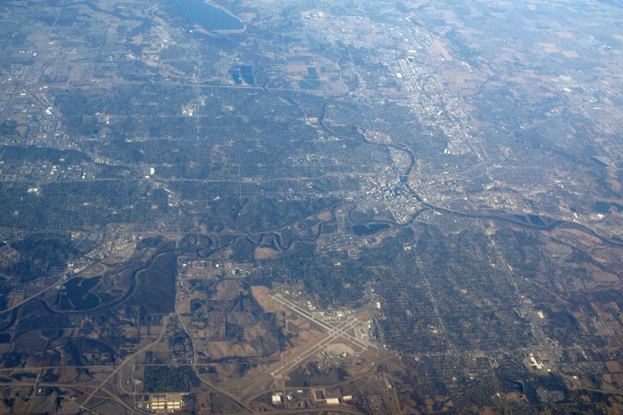 Over Des Moines, Iowa