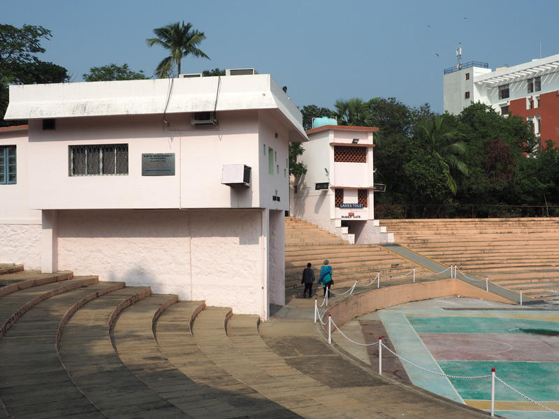In the Open Air Theatre in IIT, Chennai