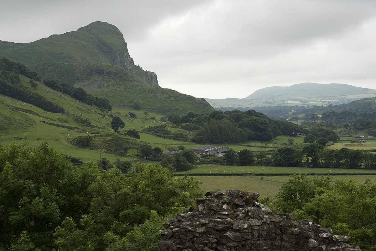 West from Castell Y Bere