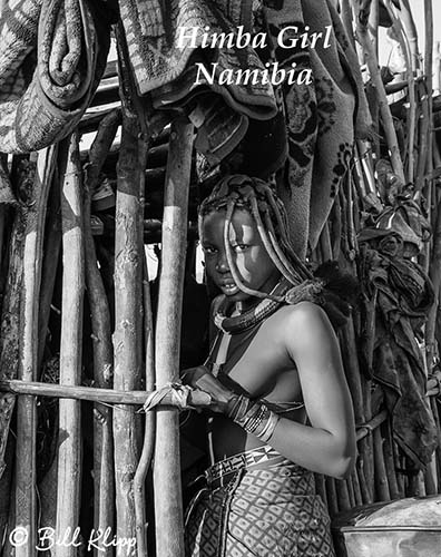 Himba Girl, Serra Cafema B&W  10a