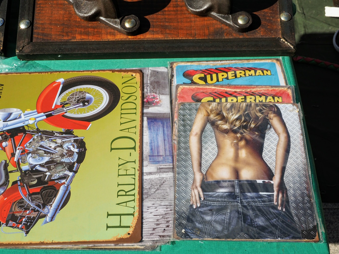 At the Flea  market 