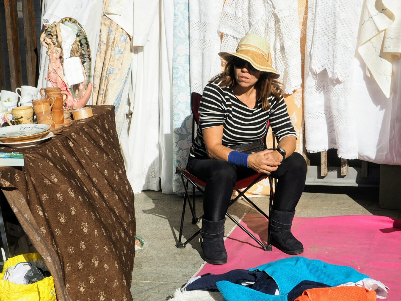 At the Flea  market 