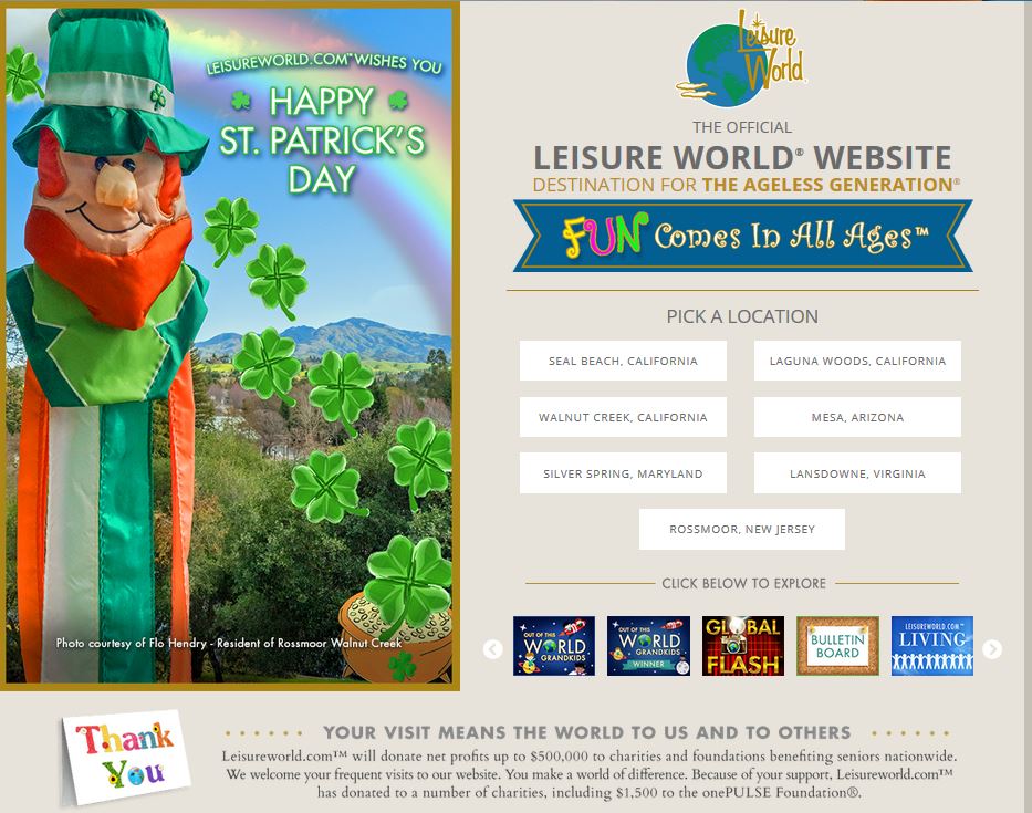 LW Homepage 2018 St. Patricks Day week