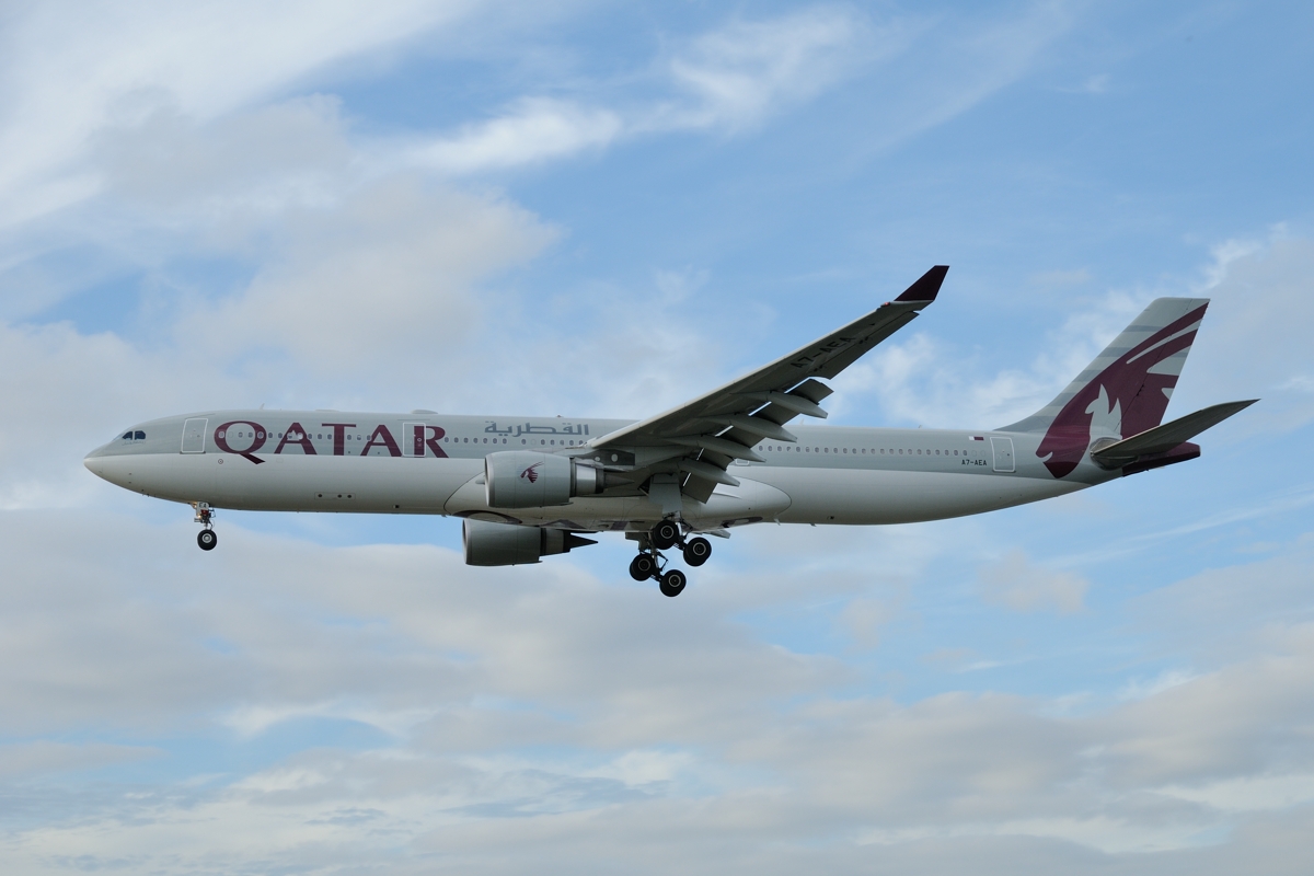 Qatar Airbus A330-300 A7-AEA new colours