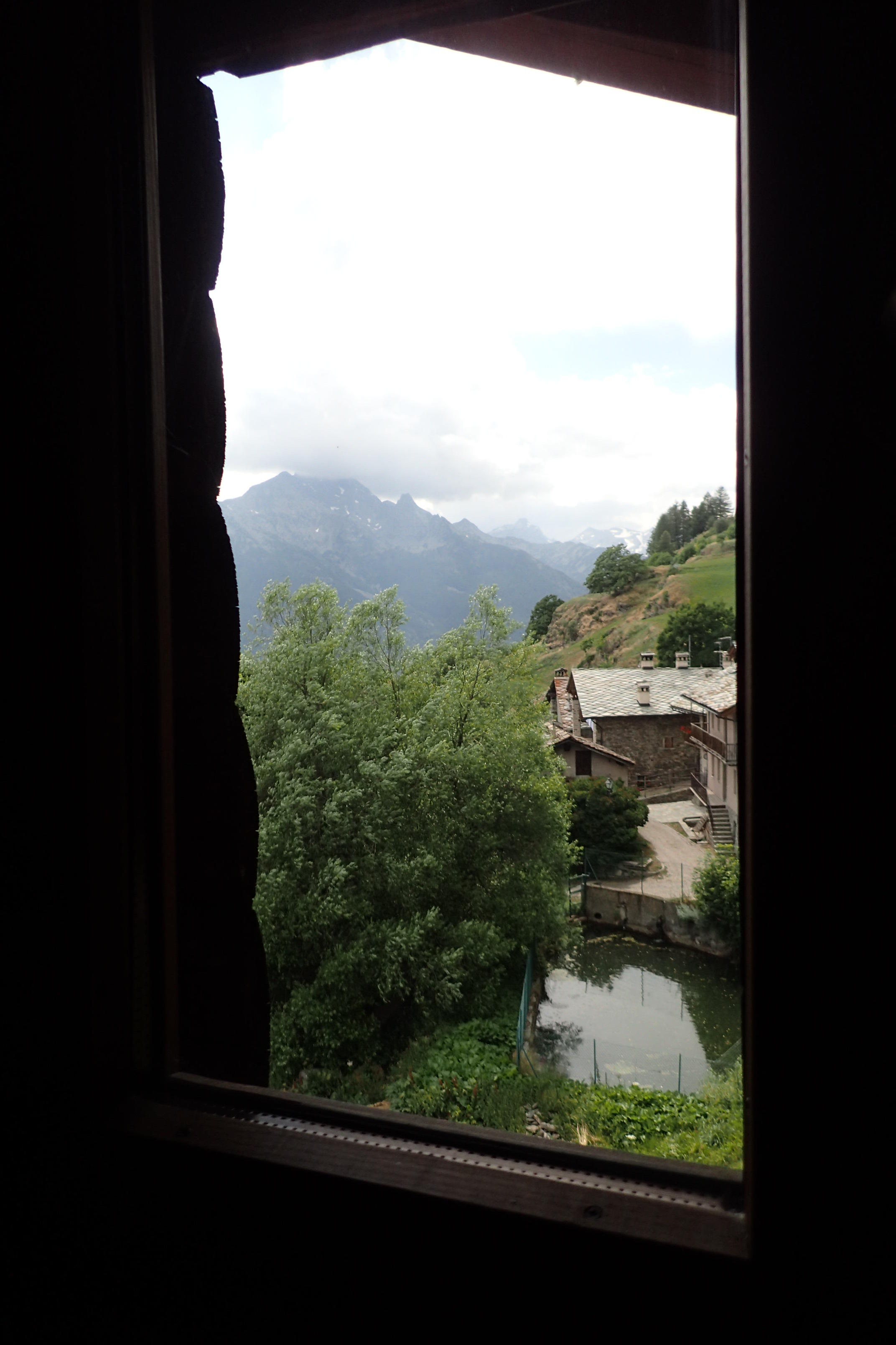 Hotel room window