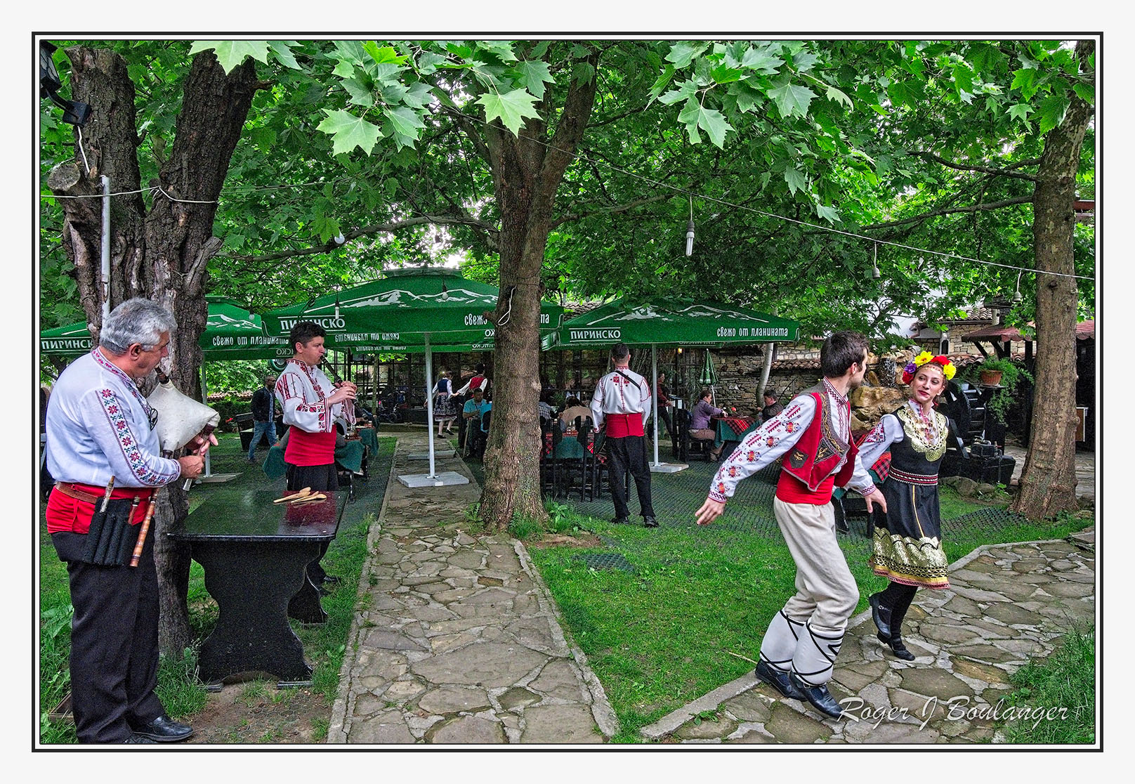 Traditional Bulgarian Dancers and Musicians