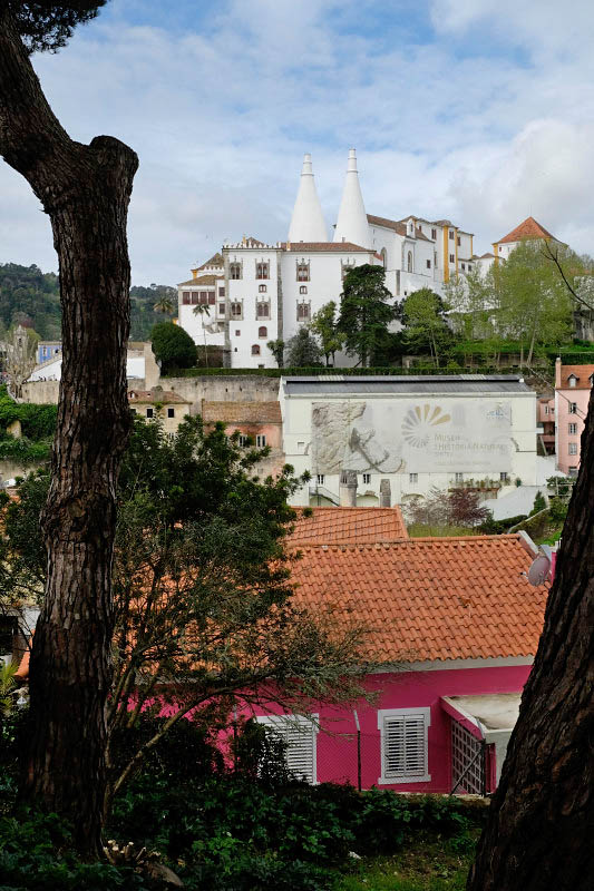 Sintra National Palace from Volta Duche