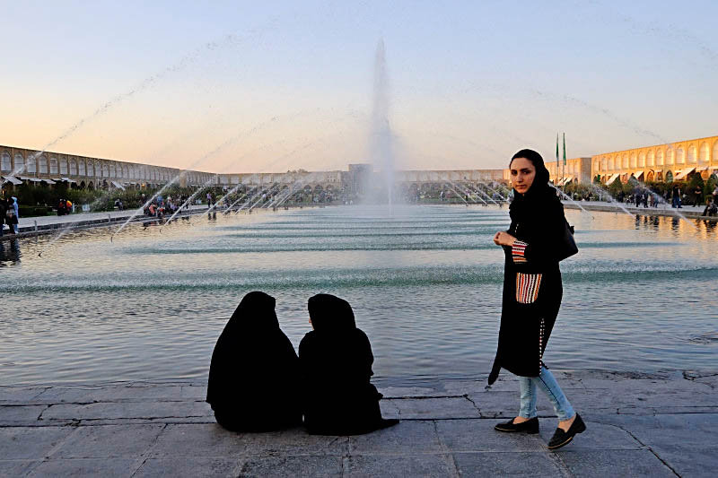 Esfahan, at Naqsh-e Jahan Square