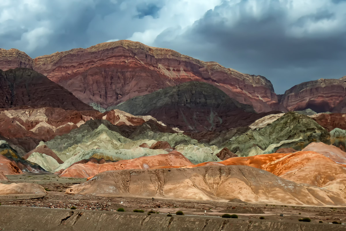 Colorful Hills Near Aksu