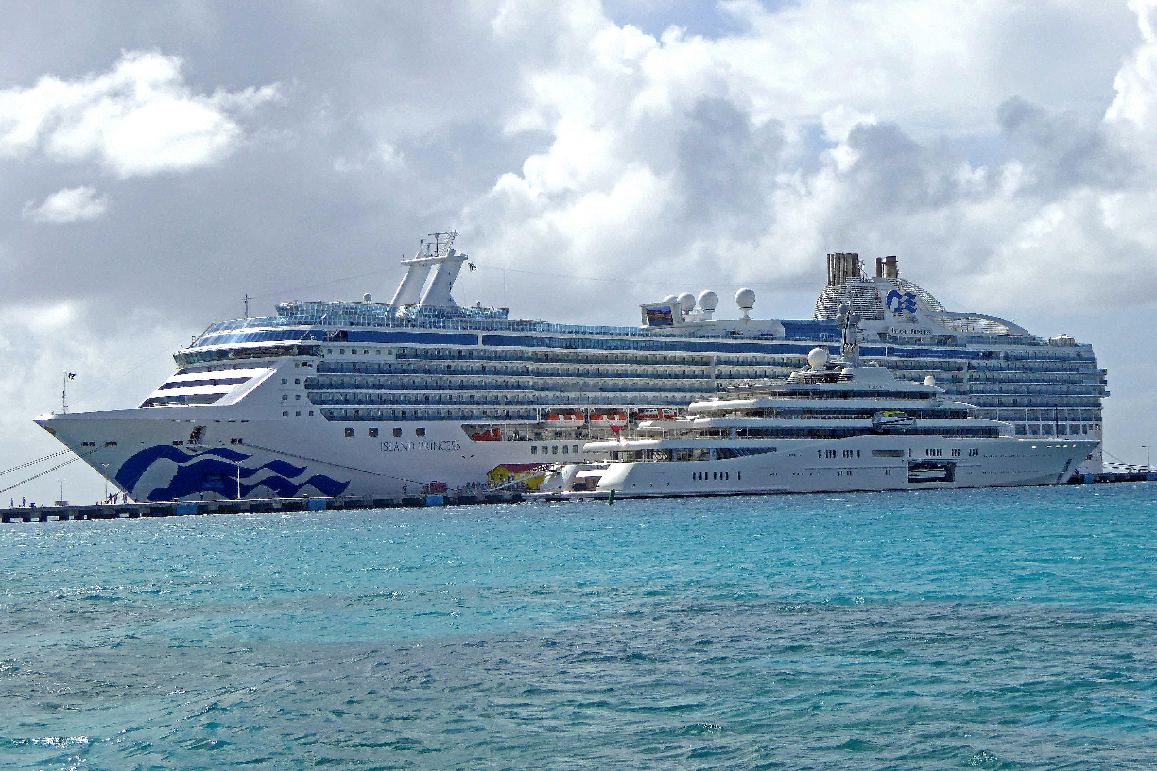 Worlds Largest Privately-Owned Yacht Docked at St. Maarten