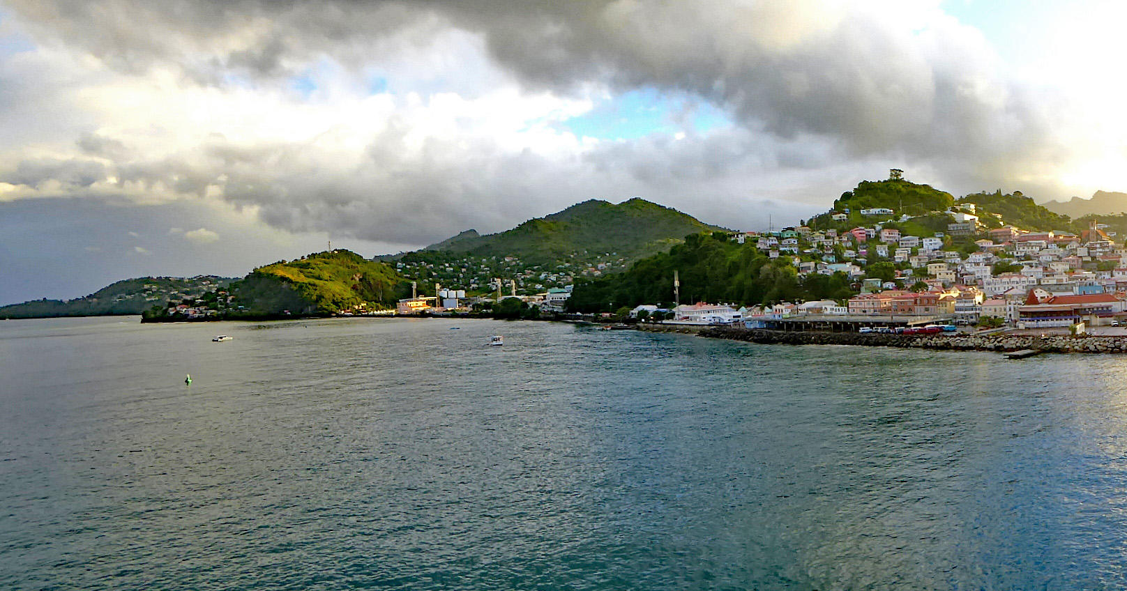 Docked in St. Georges, Grenada