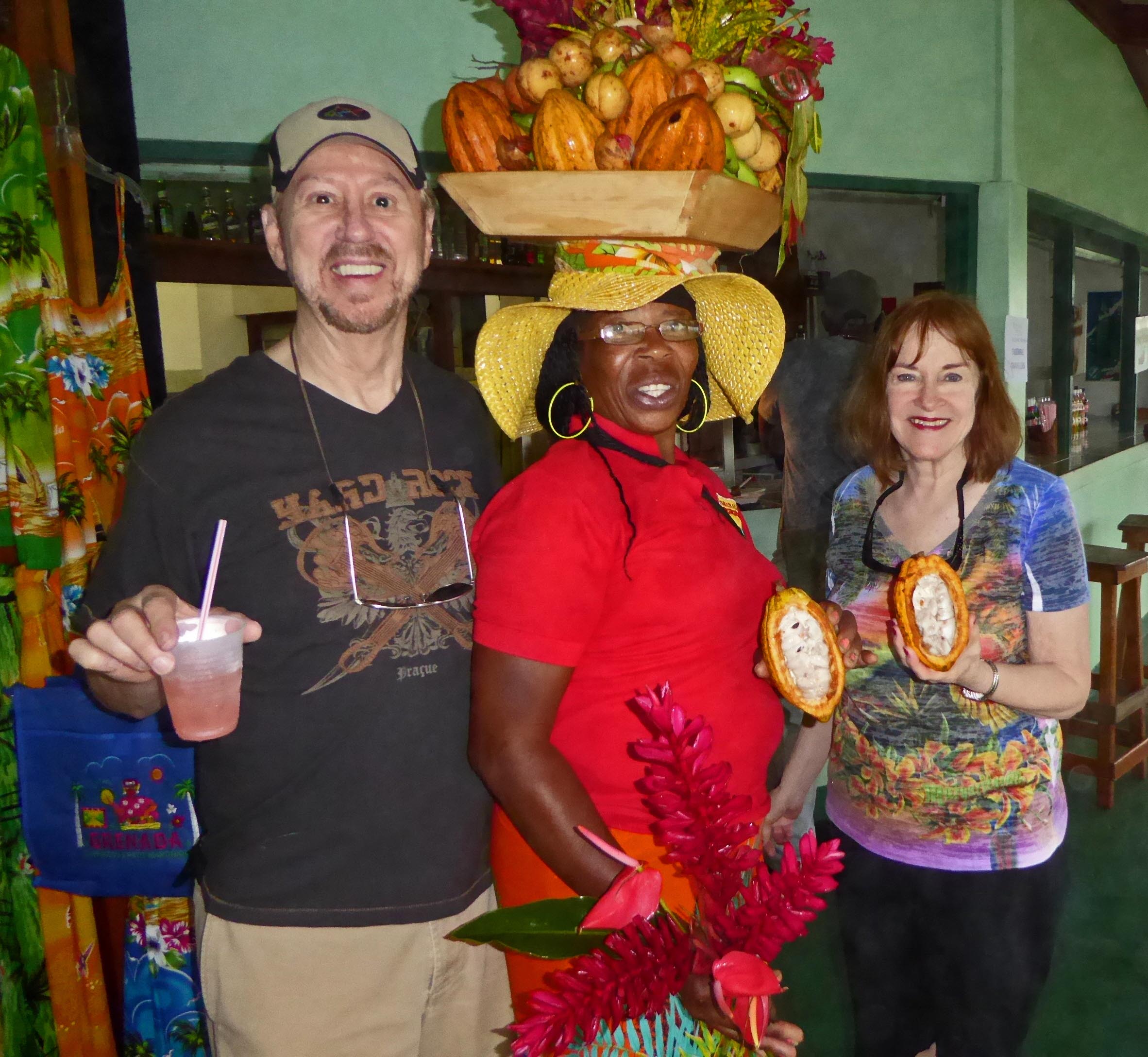 Rum Punch & Raw Cocoa at Grand Etang Lake