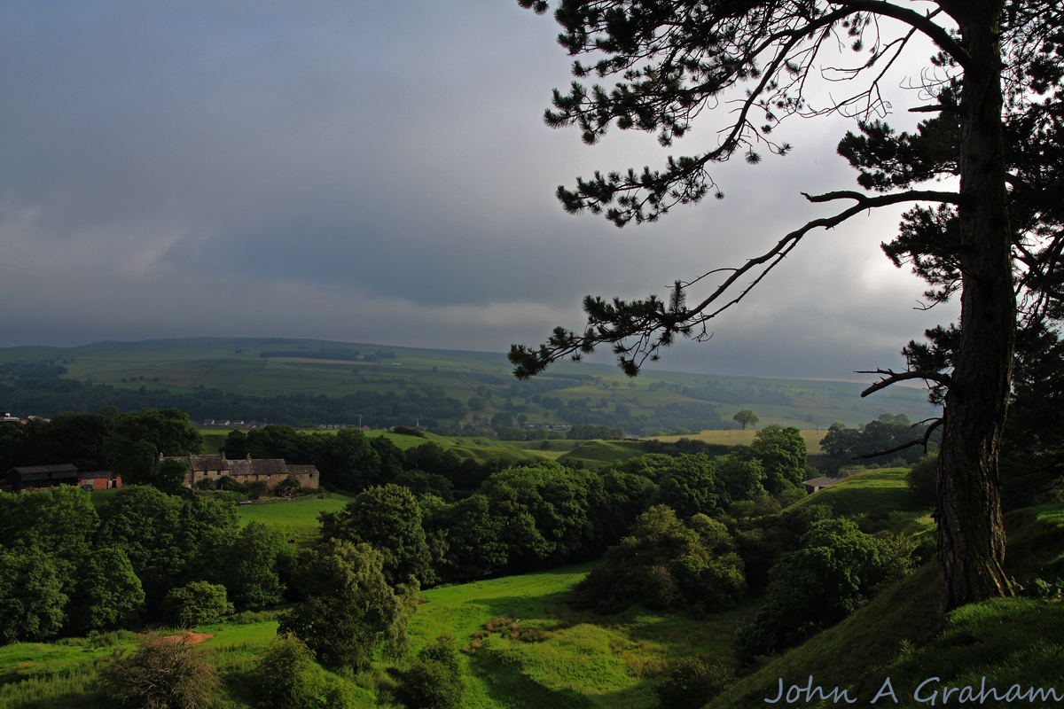 A sunny cloudy morning