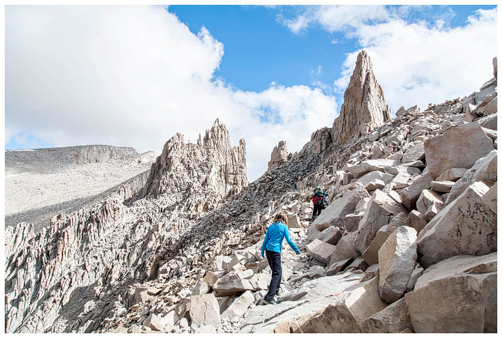 Norah in the pinnacles