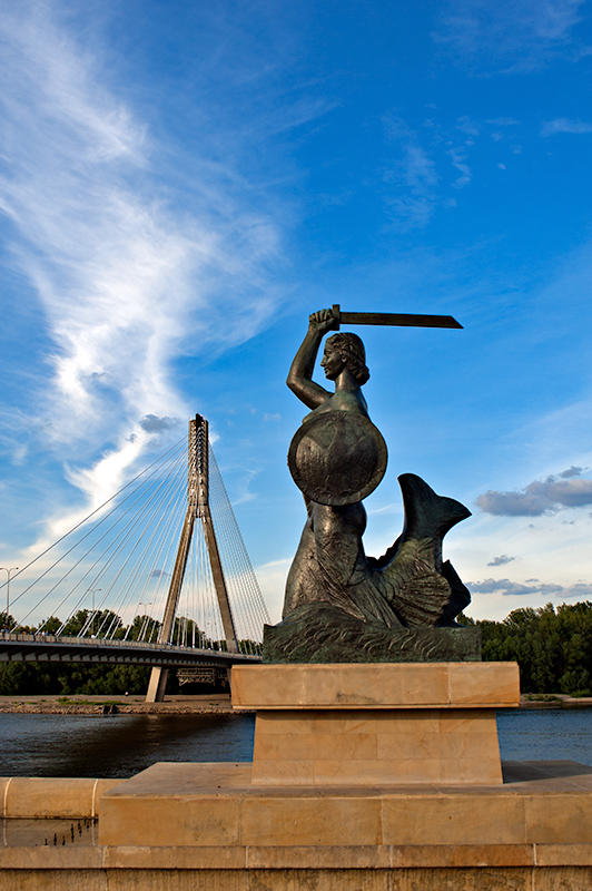 Mermaid At Vistula River