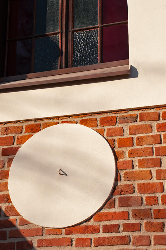 Old Sundial With Missing Gnomon