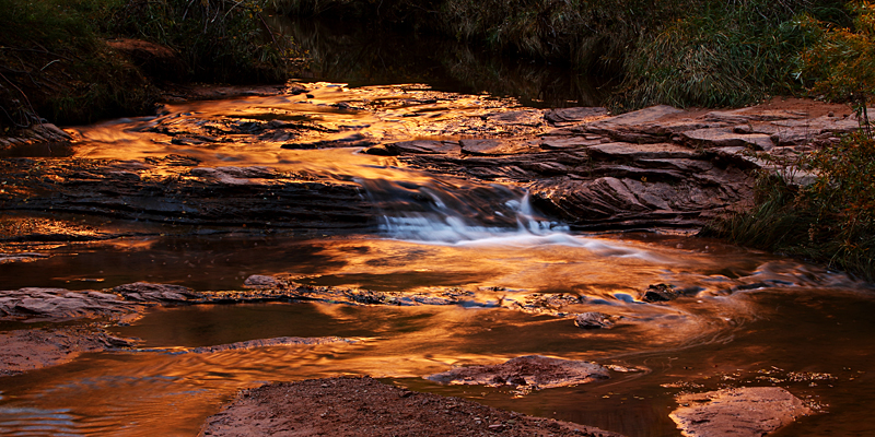 Golden Flow of the Desert