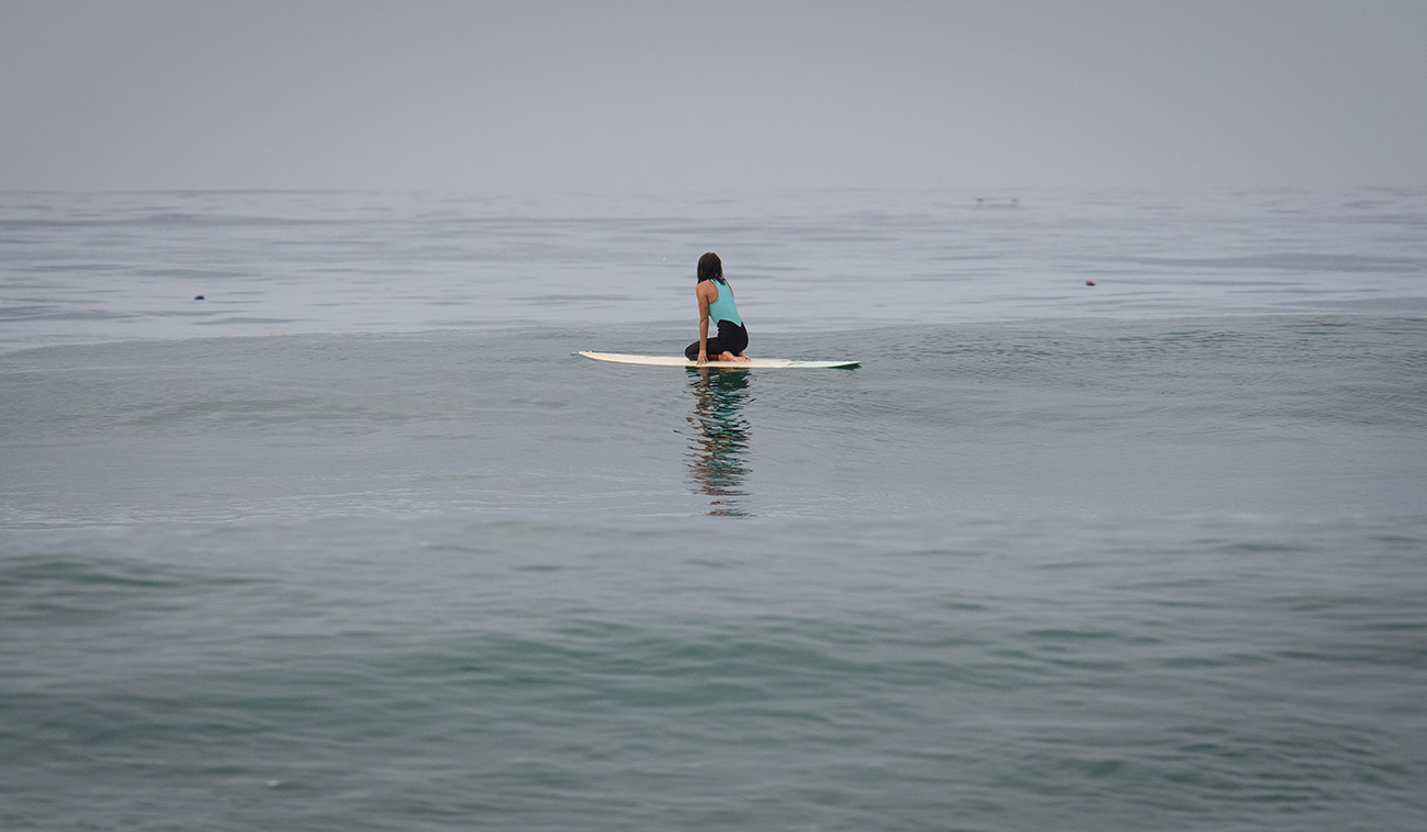 Looking for a Ride on a Gray Day