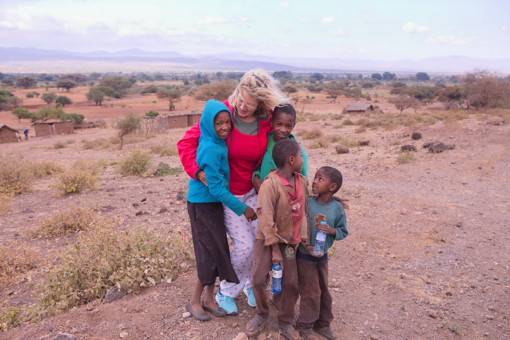 Some of the local kids