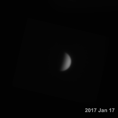Phases of Venus: 2017 Jan-Jun