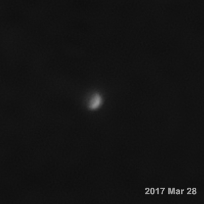 Mercury passing through phases around inferior conjunction - 7 weeks
