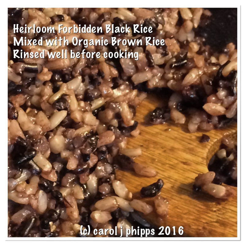 Heirloom Black Rice & Brown Rice