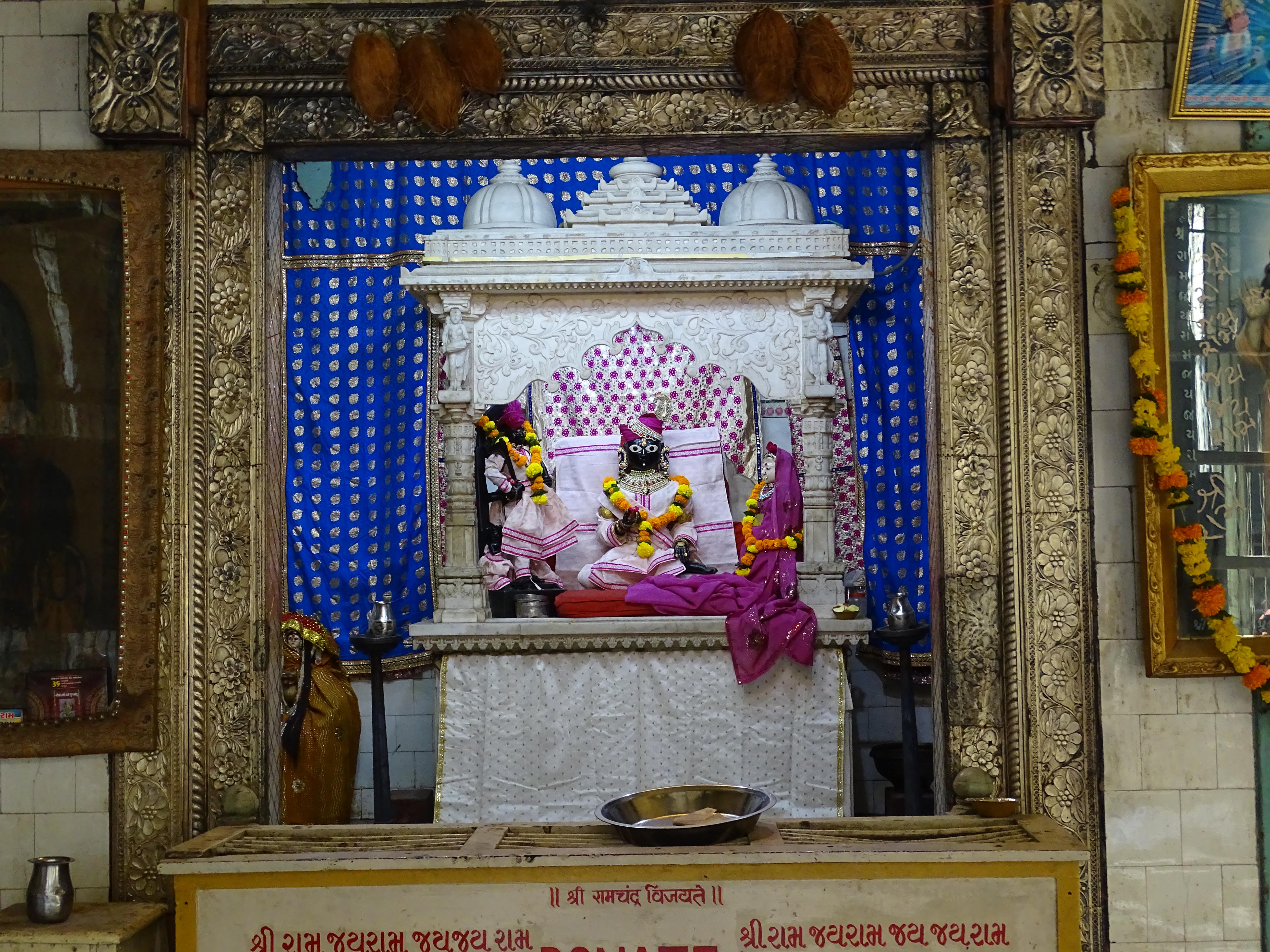 A small shrine (Vishnu) in a neighborhood