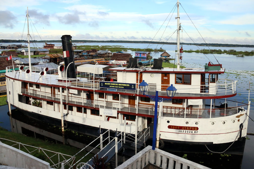 RIVER BOAT FROM THE RUBBER BOOM ERA