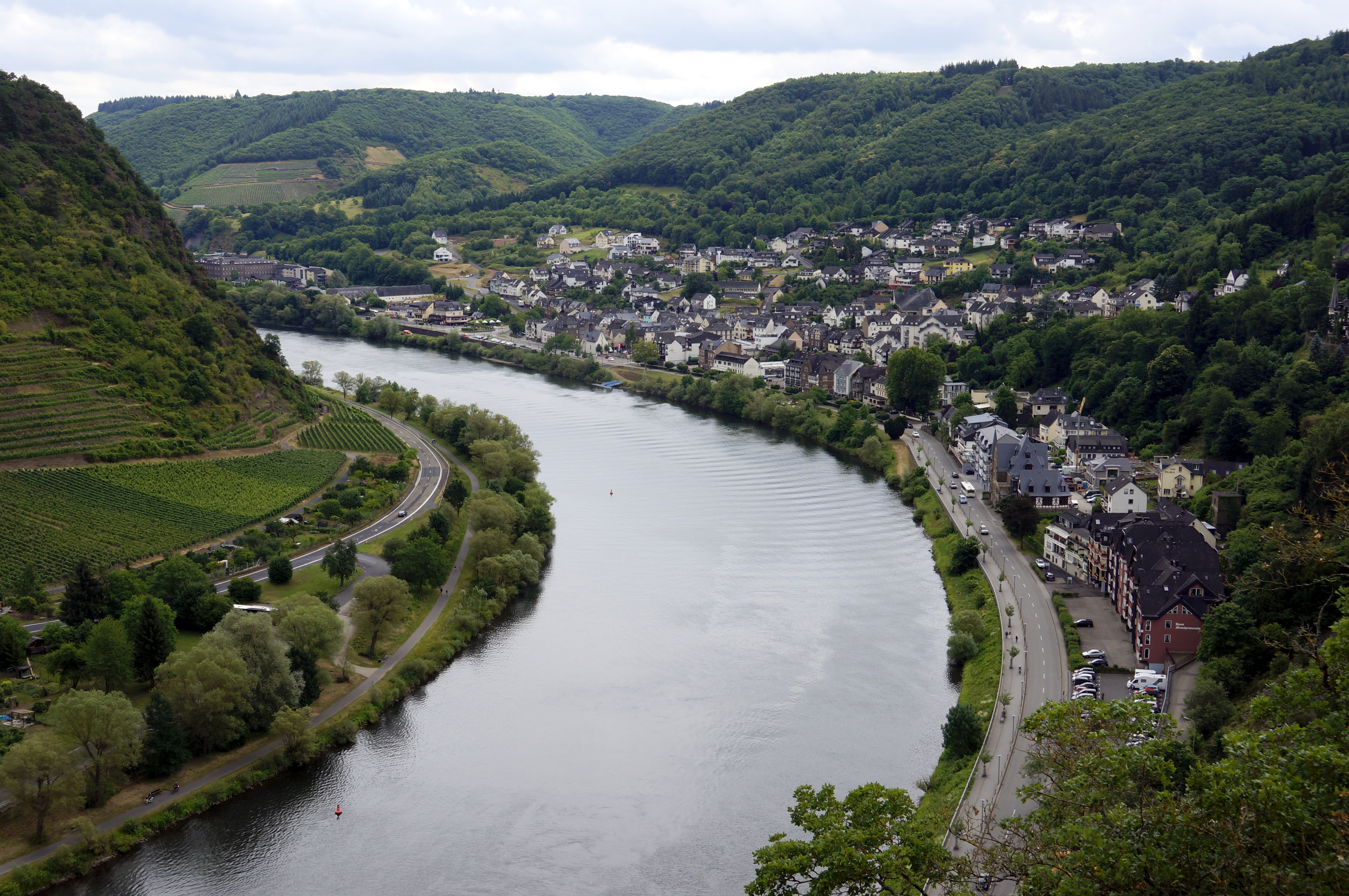 Cochem - View from Imperial Castle (Reichsburg)