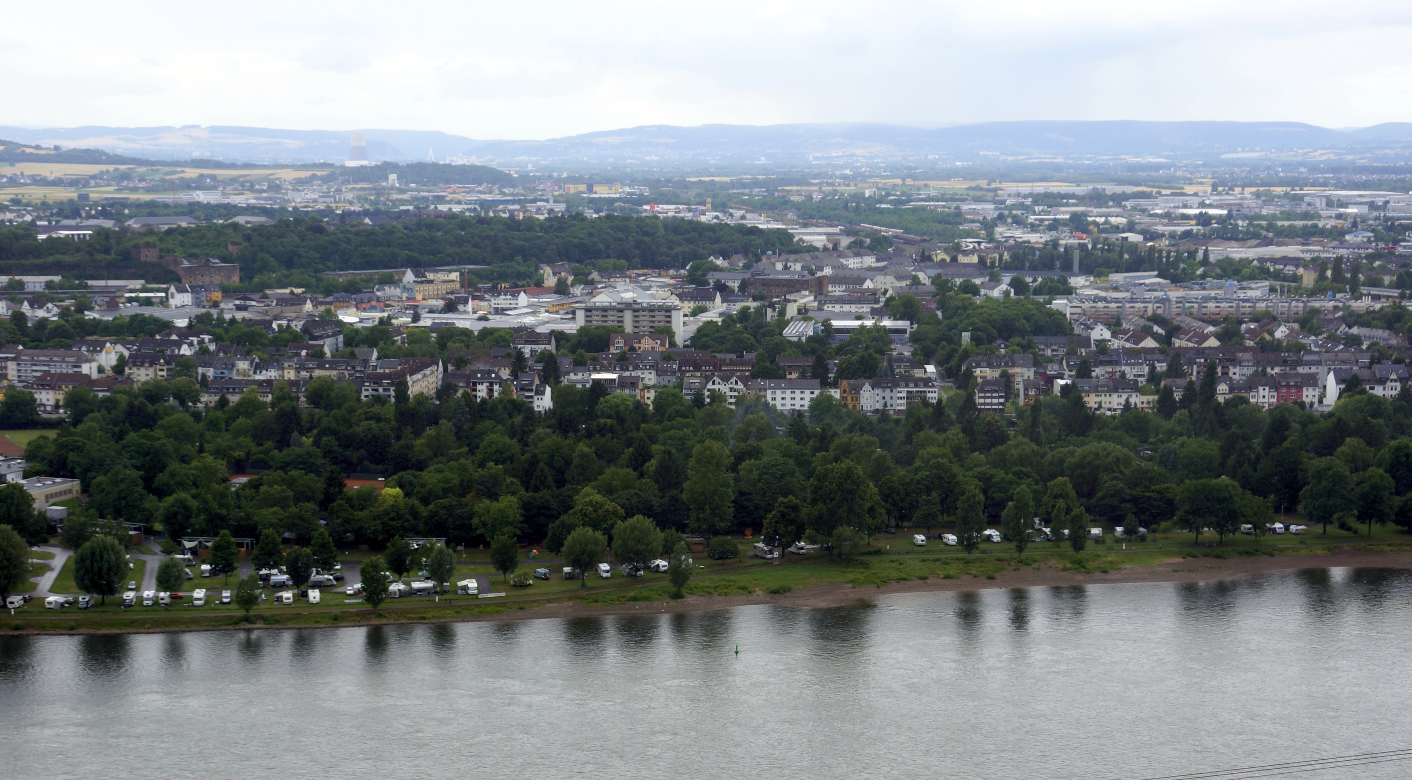 Koblenz - View from Festung Ehrenbreitstein fortress