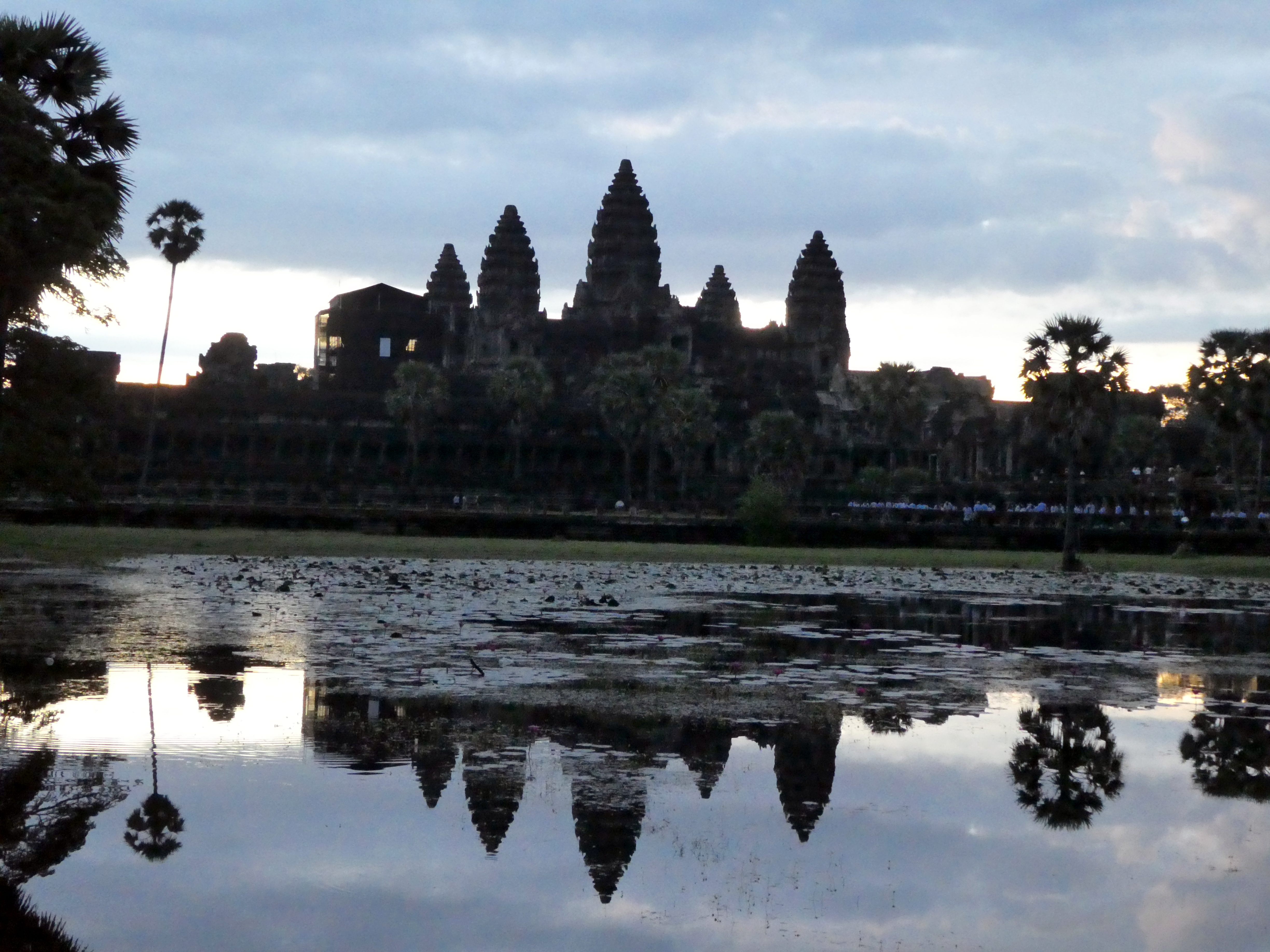 Angkor Wat Temple in the early morning at sun rise