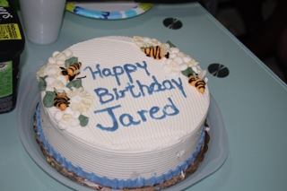 Early BD party for Jared's BD on May 1