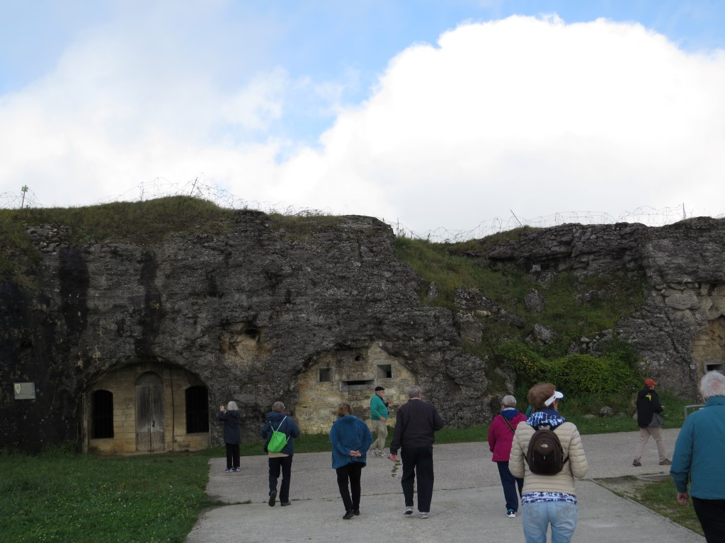 Entering fort