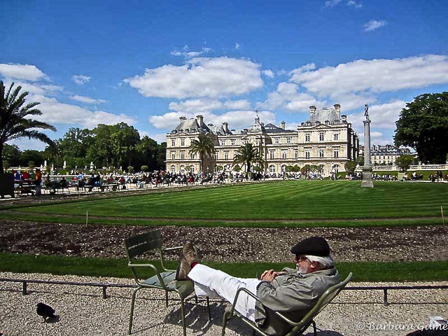 Jardin de Luxembourg, spring sunshine