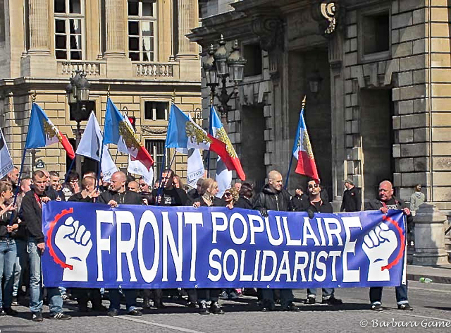 Place de Concorde, political demonstration