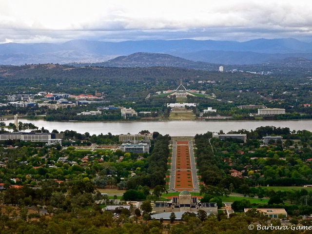 Canberra, view from Mt Ainslie