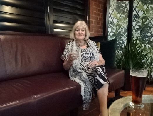Pre-dinner drink at the Hotel Kurrajong, Canberra