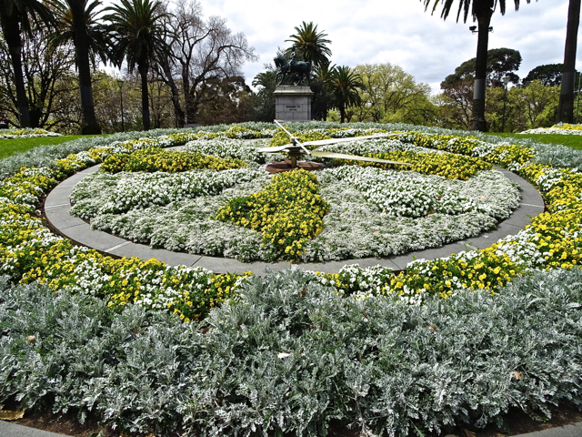 Floral Clock in St Kilda Rd