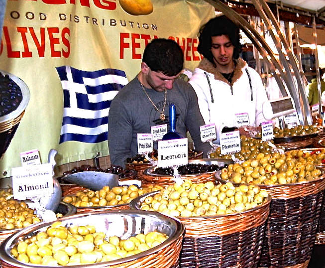 Greek Olives, Spitalfields, London