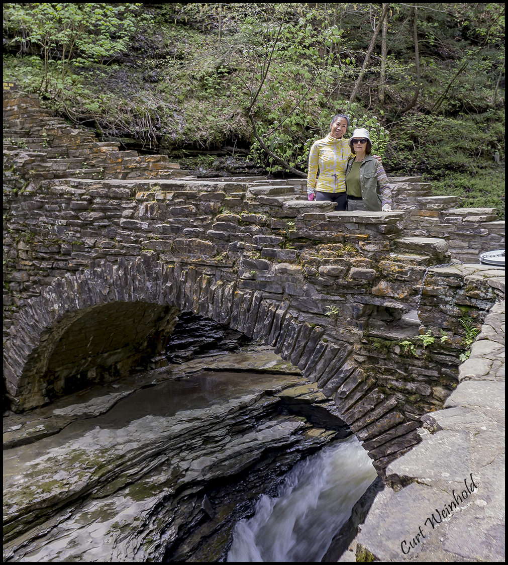 Wife & daughter-in-law at Watkins Glen