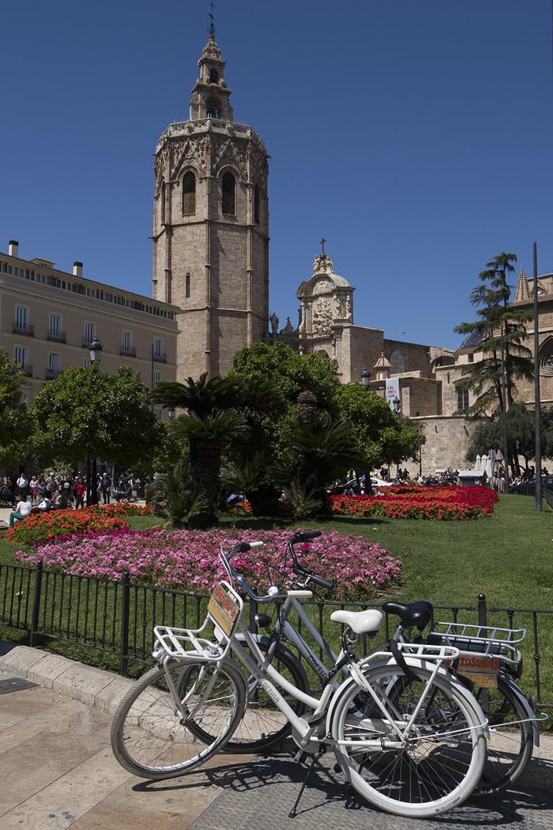 Biking is popular in Valencia