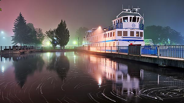 Kawartha Voyageur In Night Fog P1220993-9