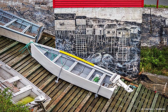 Pouch Cove North Slipway Mural P1240565