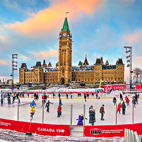 Canada 150 Skating Rink At Sunset P1280914-25
