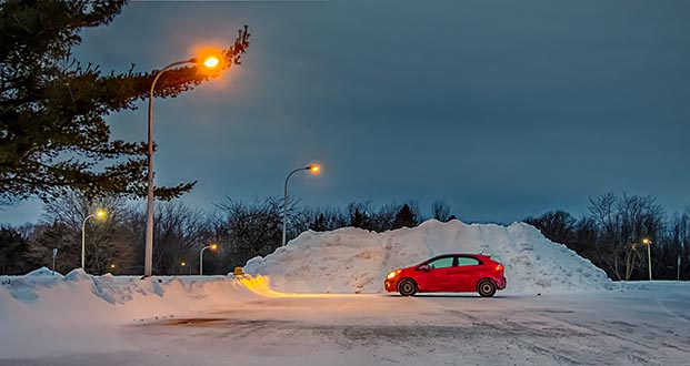 Parking Lot Snow Pile DSCN18617-9