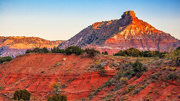 Palo Duro Canyon At Sunrise 71210