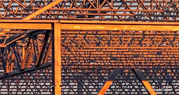 Girders In Golden Light DSCN22690-1
