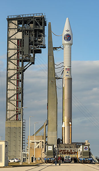 A close view of this ULA Atlas 5 booster