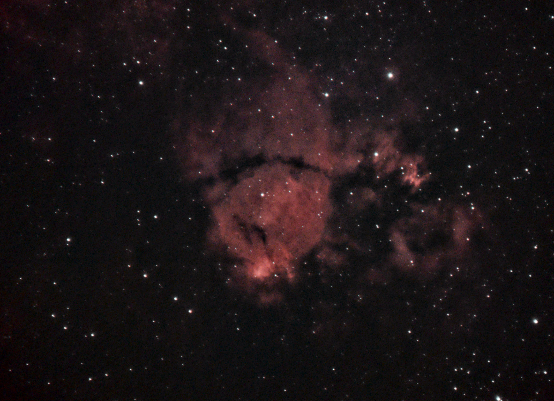 Fishhead Nebula, part of the Heart Nebula